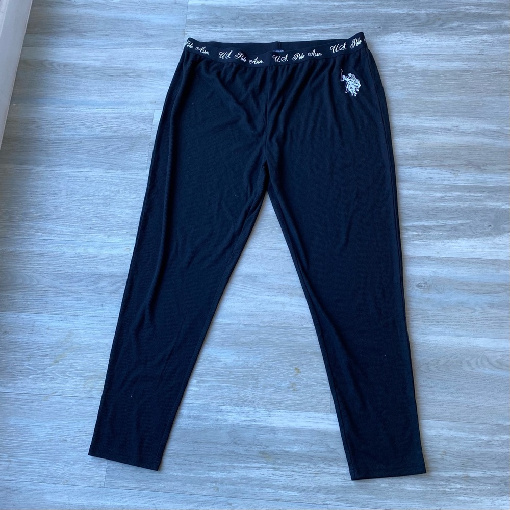 U.S. Polo Assn. Black Joggers for Men
